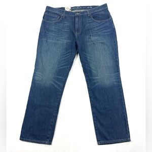 Field & Stream Straight Leg Regular Fit Mens 42x30 Dark Blue Jeans Cotton Denim